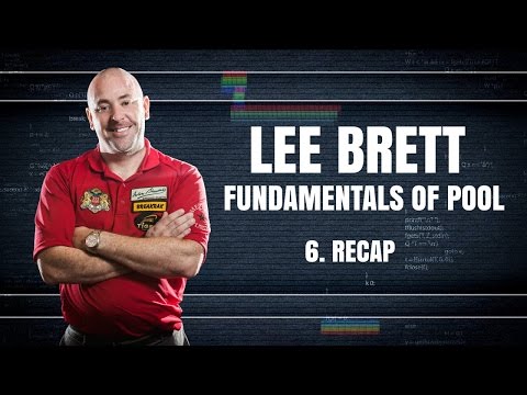 APA Lee Brett Billiard Instruction - Pool Lesson 6 - Recap