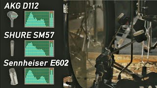 Video thumbnail for AKG D112, Sennheiser E602 II, Shure Sm57 сравнение микрофонов на басс бочке. Test mic on bass drum. by Siarhey Key