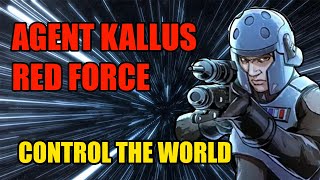 Agent Kallus Red Force Play EVERY CARD!!  Deck tech + Gameplay | Star Wars Unlimited |