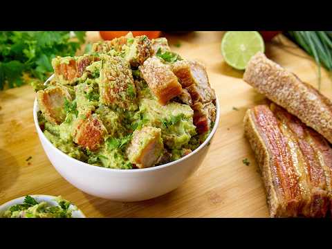 NÃO FAÇA TORRESMO DE BOTECO ANTES DE VER ESTA RECEITA - TORRESMO COM GUACAMOLE