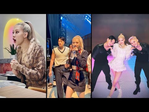 Jennie surprises Rosé during Fan Meeting, On The Ground Backstage SBS and Sukkiri