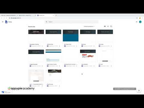 Introduction to Google Sites Lesson 01