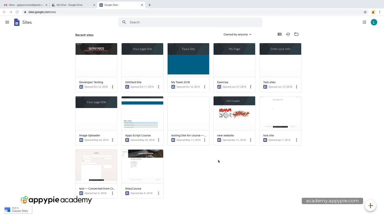 Introduction To Google Sites Development Appy Pie Academy Introduction To Google Sites Development Appy Pie Academy
