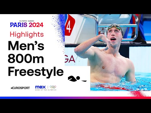 IRELAND MAKE HISTORY! 🇮🇪 | Men's Swimming 800m Freestyle Highlights | #Paris2024