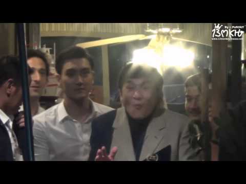 [Fancam] 150214 Jackie chan & siwon after dinner [13MKH]