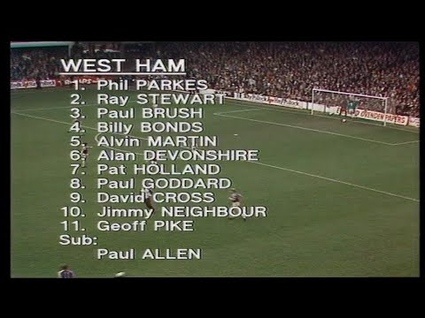 1980/81 - West Ham v Bolton (Division 2 - 25.10.80)