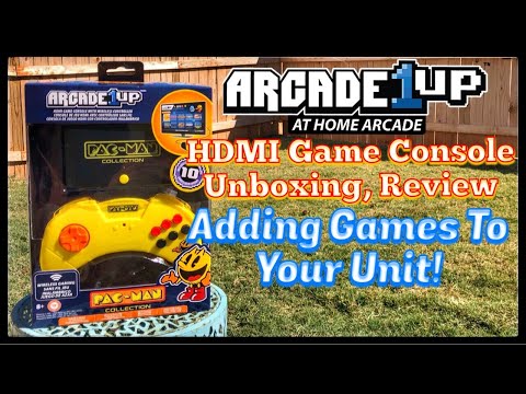 Arcade1UP PAC-MAN HDMI Game Console, Adding Games, Review