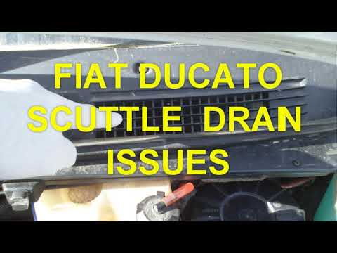 FIAT DUCATO SCUTTLE DRAIN FIX