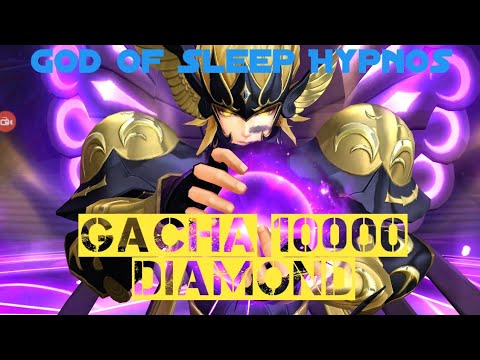 Gacha 10000 DM God of Sleep Hypnos - Saint Seiya Awakening