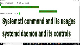 Systemctl command and its usages systemd daemon and its controls