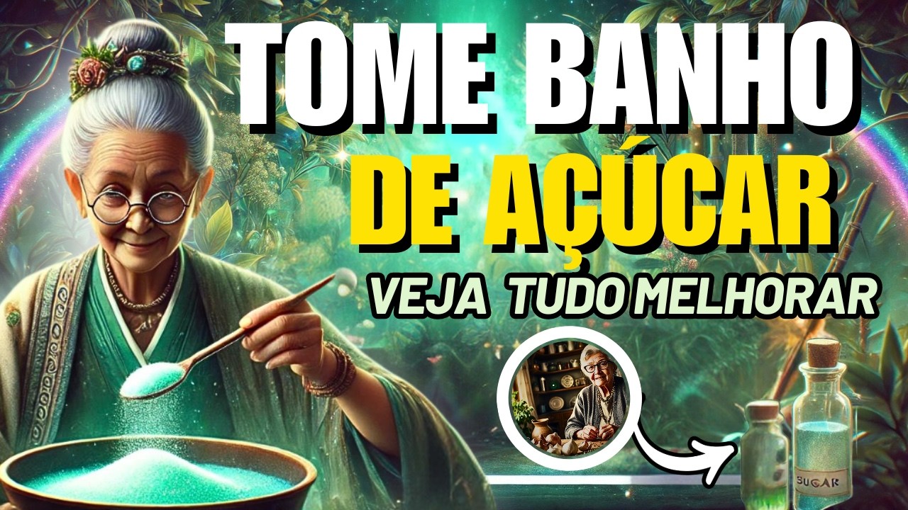 TOME BANHO DE AÇÚCAR E VEJA TUDO MELHORAR
