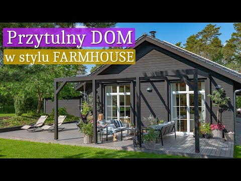 Przytulny EKO DOM parterowy w stylu FARMHOUSE! Pasywna NOWOCZESNA STODOŁA 🌿 OGRÓD MARZEŃ +TARAS