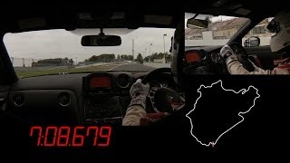 NSSAN GT-R NSMO NURBURGRNG TEST VDEOSU