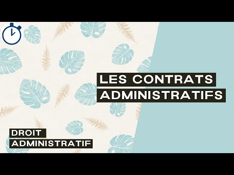 Les Contrats Administratifs : [Droit Administratif]