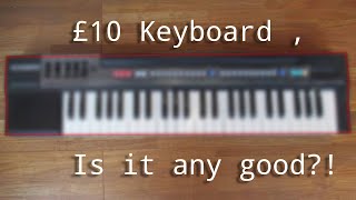 Video thumbnail for Using a £10 to make music - Casiotone CT-370 by Alex Dudley