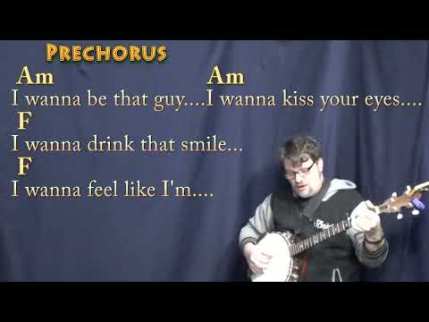 Shivers (Ed Sheeran) Banjo Cover Lesson in Am with Chords/Lyrics