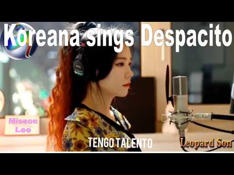 Korean woman sings Despacito in talent show