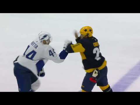Jan Rutta vs Nick  Cousins fight Nashville Predators vs Tampa bay lighting (2022 NHL)