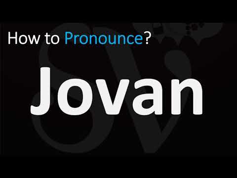 How to Pronounce Jovan? (CORRECTLY)