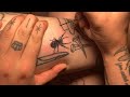 Tattooing Myself Step By Step Stick And Poke Method