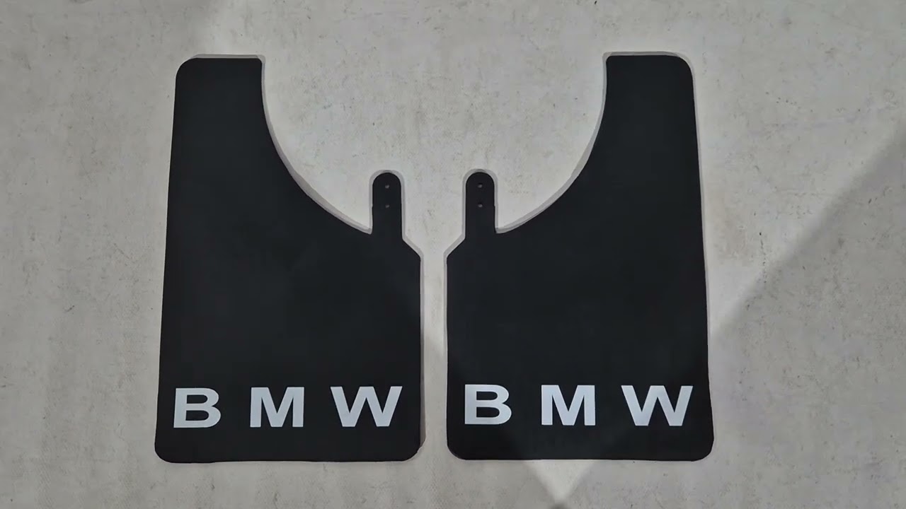 BMW Универсальные брызговики Polytep (230*375, 2 шт) Video 1