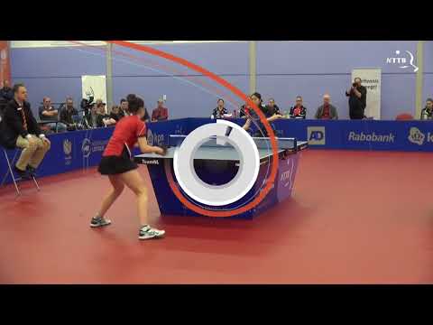 Finale eredivisie dames 2018: Emine Ernst - Shuo Han Men