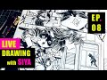 COLORING A COMIC BOOK MANGA PAGE In CLIP STUDIO PAINT Live Drawing With Siya Oum Episode 8