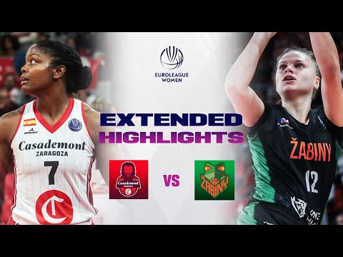 Casademont Zaragoza v Zabiny Brno | Full Game Highlights | EuroLeague Women 2025-26