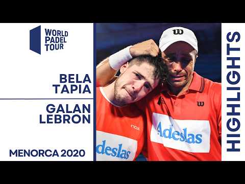 A TIE-BREAK FOR THE BOOKS | Bela/Tapia VS Galan/Lebron | Menorca 2020 | Padel Flashback