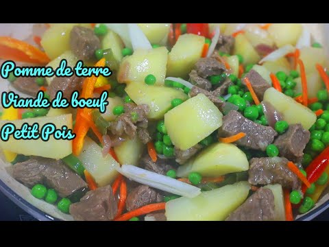 Pomme de Terre Aux légumes et Viande|| Recette Rapide et Facile