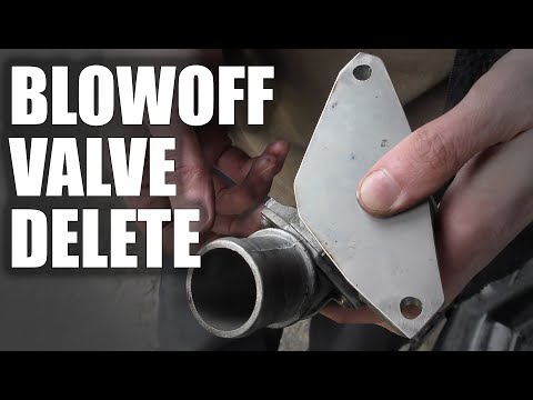 Dump Valve Delete (blanking plate) // Project WRX