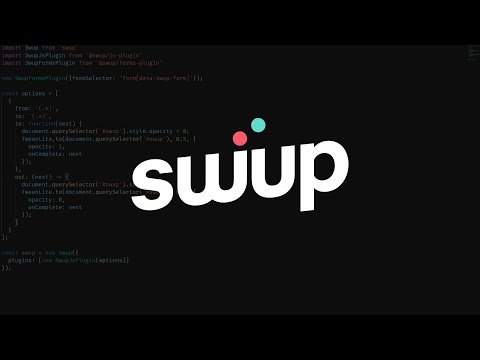 Tutoriel JavaScript :  Transition entre les pages avec Swup