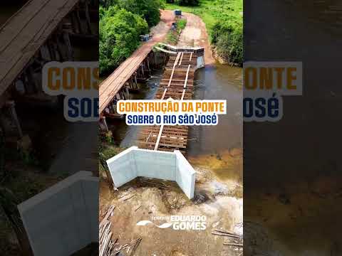 Em breve, a Ponte sobre o Rio São José será entregue à população, em Aliança.