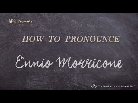 How to Pronounce Ennio Morricone (Real Life Examples!)