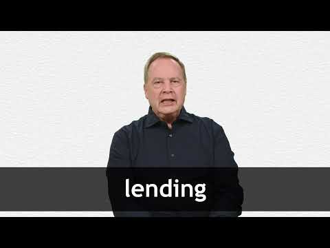 How to pronounce LENDING in American English