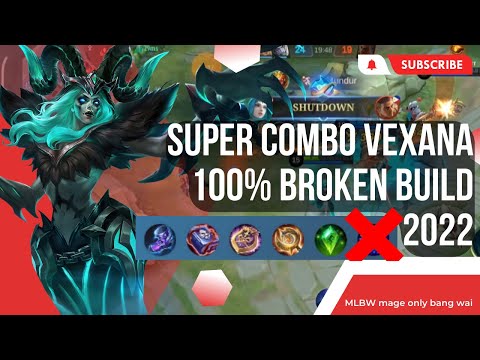 VEXANA COMBO SUPER 100% BROKEN BUILD 2022 |ONE SHOT COMBO| TOP 1 GLOBAL BUILD