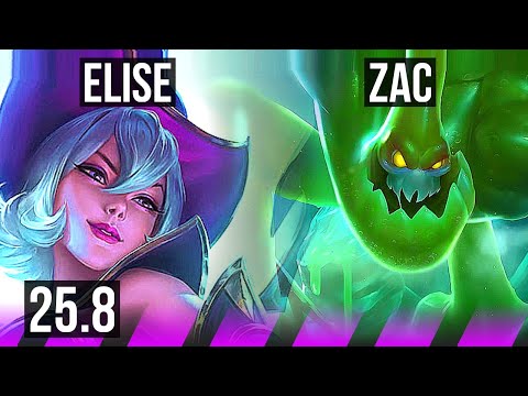 ELISE & Tristana vs ZAC & Xayah (SUP) | EUW Challenger | 25.8