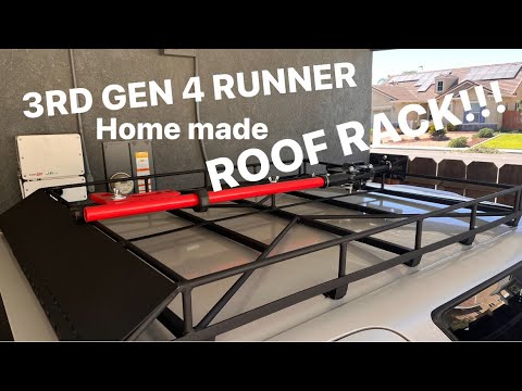 4Runner Roof Rack made from drop and unused steel 3rd Gen step by step