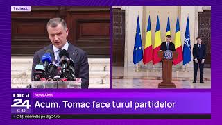 Tomac, după ce a discutat mai bine de o oră cu liderii PNL: Plec încrezător de la această întâlnire