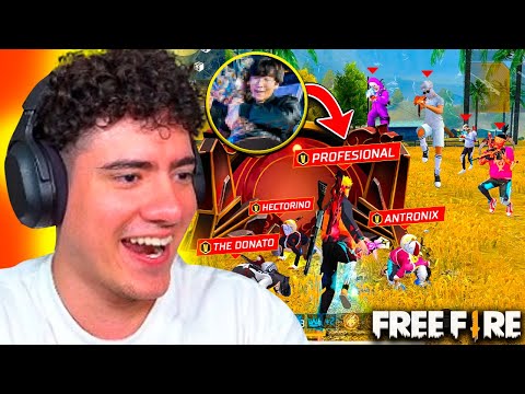 ASI RESUELVE UN JUGADOR PROFESIONAL SOLO CONTRA ESCUADRAS EN FREE FIRE - TheDonato