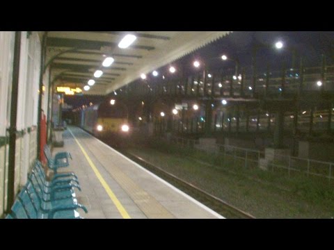 Prestatyn 4.12.2015 - DBS 67022 on WAG stock ECS from Crewe to Holyhead