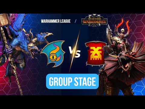 Czarix (Tzeench) vs Alrik (Khorne) Game 1 - Warhammer League #1