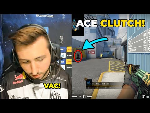 XANTARES TEACHES HOW TO USE AK47 - PERFECT ACE CLUTCH! S1MPLE ACE ON NUKE! CSGO BEST MOMENTS