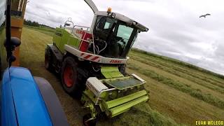 M & m bell contractors with Forage harvester at United Kingdom