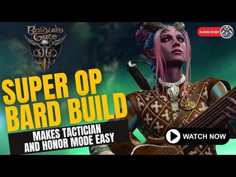 Baldur's Gate 3 | The Most Broken Bard Build in the game | Permalock any enemy