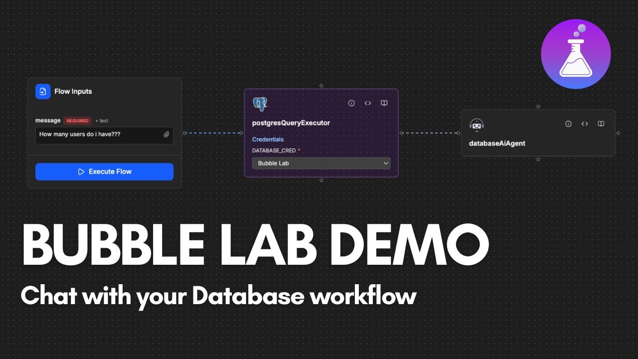 AI SQL Agent to Query ANY Database (Built in 5 minutes!!!) with Bubble Lab