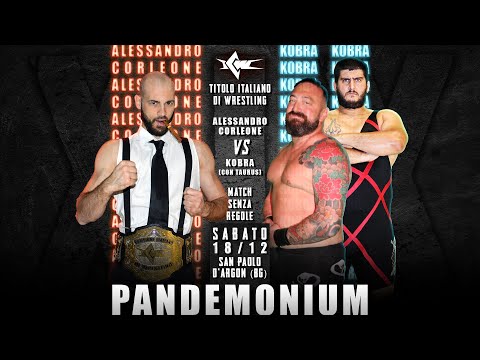 Alessandro Corleone vs Kobra - Match Senza Regole - ICW Pandemonium XIX