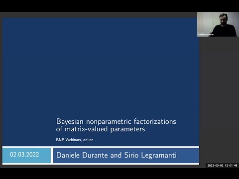 Daniele Durante and Sirio Legramanti  BNP-ISBA March 2nd 2022