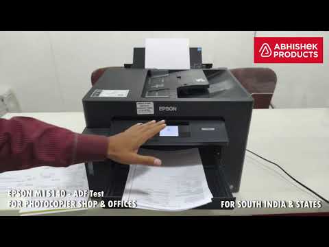 Epson Daugiafunkcinis Spausdintuvas EcoTank M15140 Mono, Inkjet, A3+, Wi-Fi, Juodas video