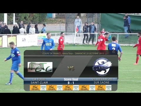 Foot - La tour saint Clair - FCVB  Coupe de France 25/10/2015